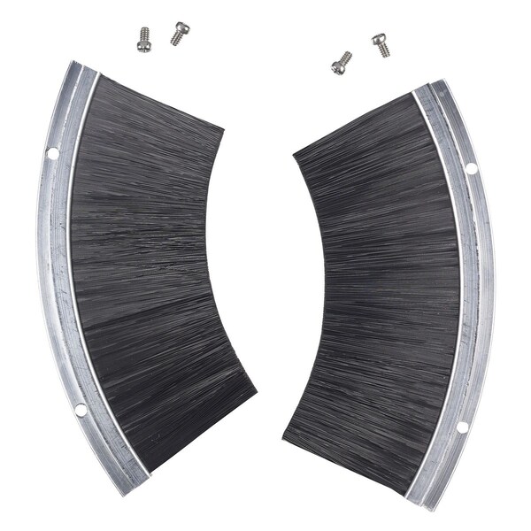 Hubbell Wiring Device-Kellems Recessed 10" Series, Recessed Cover Assembly, Egress Door Brushes S1R10CVRBRUSH - main